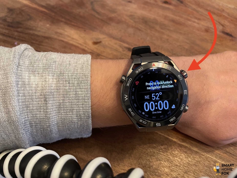 Режим погружения на часах Huawei Watch.